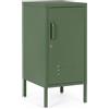 Bizzotto COMODINO 1 ANTA CAMBRIDGE VERDE DIMENSIONE CM.40X35X76H