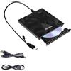 Antika Lettore CD DVD Esterno Tipo C USB 3.0 con Cavo Esteso di Alimentazione per Lettore DVD CD/DVD +/-RW Masterizzatore per PC Desktop Apple Mac Macbook Pro Windows 11/10/8/7/XP Linux OS (TypeCdiamond)