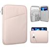 TiMOVO 9-11" Custodia per Tablet, Compatibile con iPad 11" A16 2025, iPad 10,9"/10,2"| Air 11", Galaxy Tab A9+ / A11 Plus 11", Borsa Protettiva con Tasche, Rosa