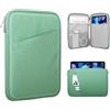 TiMOVO Custodia Tablet 9-11 Pollici con Tasca, Bodhi Verde