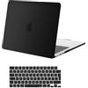 MOSISO Custodia Compatibile con MacBook Air 13 Cover M5 M4 M3 M2 2026 2025 2024 2023 2022 A3449 A3240 A3113 A2681, Case per MacBook Air 13,6'' display Liquid Retina&Copritastiera, Nero