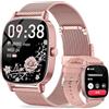 coioc Smartwatch Donna,Risposta/Effettuazione Chiamate,Schermo Ultra Nitido1.85'' HD,Fitness Tracker Frequenza Cardiaca/Sonno/SpO2,Compatibile IOS/Android,120+Modalità Sportive,IP68,2 inturini