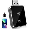 PARPAT Adattatore Wireless 2-in-1 per CarPlay & Android Auto - Upgrade 2026, Adattatore USB/Type-C senza fili, Connessione Veloce e Stabile senza Ritardi, Compatibile con iOS 10+ e Android 11+
