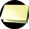 eleger Cover Matte Crystal compatibile con MacBook Neo 13 pollici A18 Pro A3404 Uscita 2026 [colore abbinato al Mac], Custodia Rigida Ultrasottile per Mac Book Neo 13", Giallo agrume trasparente