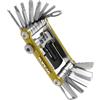 TOPEAK CHIAVE MULTIUSO MINI PT30 (30 FUNZIONI) ORO Multitool