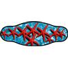 BEST DIVERS cinturino in neoprene corallo