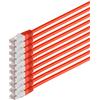 S-CONN maximum connectivity Cavo patch cat 6 S/FTP PIMF HF VE10 rosso 0,5 m