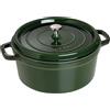 Staub cocotte roaster in ghisa rotonda 28cm basilico/verde