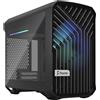 Fractal Design Torrent Nano, Micro Tower, PC, Nero, Micro-ITX, Vetro temperato, Multi