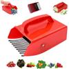 Generico Raccoglitore per Camomilla con Pettine in Acciaio Inox, Strumento Ergonomico per La Raccolta di Bacche Ed Erbe, Rastrrello Efficiente per La Raccolta di Fiori, Raccoglitore di Sfere(1PC)