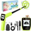 Canvage Rivelatore di metallo per bambini - Rivelatore di metallo ricaricabile USB - Metal Detector adatto per cacciatori di tesori - Rivelatore oro ideale per giardino, spiaggia e parco - Trova