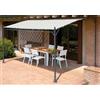 Giordanoshop Pergola da Giardino in Ferro 4X3m Vorghini Chains Sabbia