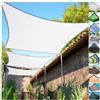 ZHJSHOU Rete Ombreggiante HDPE Resistente ai Raggi UV con Occhielli, Telo Ombreggiante per Terrazzo, Giardino, Pergola e Serra,Dimensioni e Colori Personalizzabili