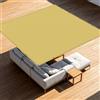 WCHENHUI Tenda a Vela Rettangolare 100 x 150 cm Resistente Alle Intemperie Tenda a Vela Giardino Tendalino Traspirante per Balcone Patio Giardino Esterno Terrazza, Giallo sabbia