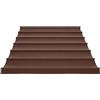 CZQGLYM Copertura Retrattile Per Gazebo Pergola,Tenda Parasole A Onda Retrattile,Impermeabile Tenda Da Sole Per Esterno,98% Protezione Uv,per Giardino Terrazza Cortile (Coffee,1.5x3M (WxL))