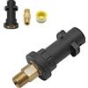 Fai Top Accoppiatore Filettato Maschio, Connettore Cannone Schiuma 1/4 Femmina, Idropulitrice Lancia Compatibile Con Karcher K-Serie K2/K3/K4/K5/K6/K7