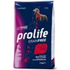 Petnutrizione Prolife Grain Free Adult Sensitive Mini Manzo e Patate 7 kg - Crocchette per Cani Adulti di Piccola Taglia 1-10 kg, Senza Cereali e Senza Glutine, con Manzo Fresco Disossato, Pelle Sensibile