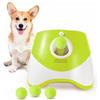 Utensy Lanciatore automatico interattivo per cani con 3 palline da tennis, 3 distanze di lancio, mini lanciatore per cani di piccola e media taglia, giocattolo interattivo per cani