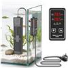Eirolace Riscaldamento per acquario, 300 W, barra riscaldante digitale con termostato doppio display, spegnimento automatico e protezione da sovratemperatura, per acqua dolce e salata (cavo da 2,3 m)