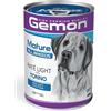 Generico GEMON Cane All Breeds Mature Paté Light con Tonno | alimento umido completo per cani anziani di tutte le taglie, cotto a vapore, High Premium Quality, Made in Italy, 12 lattine da 400 grammi.