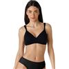 Lovable Reggiseno Allattamento Senza Ferretto | Cotone Bio | Clips Apribili con Una Mano | Coppe Leggermente Imbottite | maternità e Gravidanza Donna, Nero, 36 / 4D