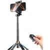 Genérico Supporto per treppiede per telefono, selfie stick, treppiede del supporto del telefono, telecomando wireless per selfie a 360°, portatile per fotografare e trasmettere in