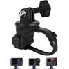 Generic Supporto per fotocamera - Supporto flessibile per fotografia, con | di presa regolabile da 3,8 cm, antiurto, dispositivo di azione portatile, super moto per catturare video in fuoristrad