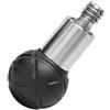 Generic Supporto adattatore per testa a sfera in alluminio da 17 mm/25 mm a foro per vite da 1/4 pollici per supporto per fotocamera, supporto per bicicletta, supporto per telefono e moto