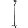 Cuifati Treppiede Selfie Stick con Stabilizzazione, Rotazione Automatica a 360°, Supporto Treppiede per Telefono Portatile Leggero e Allungabile per Videoconferenze, Foto di Famiglia, Vlogging, Live