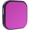 MoSundi Filtro subacqueo per Insta360 AcePro2, impermeabile, a prova di nebbia, installazione rapida, set di correzione delle lenti rosse, rosa, viola, per fotografia subacquea, 41 mm (viola)