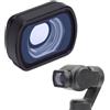 Jiawu Obiettivo Grandangolare per Tasche 4, Lente in Vetro Ottico Magnetico 0,72X con Telaio in Lega di Alluminio e Scatola di Immagazzinaggio, Attacco per Obiettivo Fotocamera
