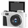 SENECESLI Fotocamera Digitale 8k per Fotografia, Videocamera Video Wifi Zoom 18x con Schermo di Lancio da 3 Pollici, Fotocamera AutoFocus da 88 MP con più Filtri Riempie la Luce per (WHITE)