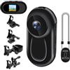 Nisanmoon Action Cam per Moto, Mini Action Camera, Action Cam Sportiva POV a 120° | 26g, action cam con display, magnetica, 2 ore di autonomia, scheda SD fino a 256 GB, per bicicletta, action cam da casco