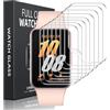 Kokio 8 Pezzi Pellicola Protettiva per Samsung Galaxy Fit 3,TPU Pellicole Protezione per Samsung Galaxy Fit 3,HD Trasparente Flessibile Senza Bolle Auto Guarigione Morbido Tocco Sensibile