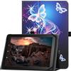 HGWALP Custodia universale per tablet da 9 -11 pollici, Folio Custodia protettiva universale per tablet da 9,9.7,10, 10.1, 10.5, 11,con cinturino a mano e funzione stand-PBF