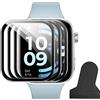QUSRTMUE 3 pezzi Vetro temperato per Xiaomi Redmi Watch 6/NFC,Anti Graffio.