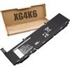 BLESYS Batteria 97Wh XG4K6 per Dell XPS 9730 9720 9710 9700 per Precision 5750 5760 5770 serie [6 celle]