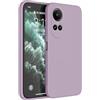 HAFFAN Custodia in Silicone TPU Compatibile con OPPO Reno10 Pro 5G / OPPO Reno10 5G (6.7 inches), Cover Case Protettiva per Cellulare - Erba Viola