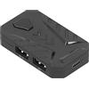 Acouto Adattatore controller tastiera e mouse per P3/P4/X360/X Box ONE, pulsanti programmabili per la regolazione libera, connessione e lettura diretta, adattatore OTG incluso
