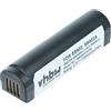 vhbw batteria compatibile con Shure GLX-D2/SM58, GLX-D2/SM86, GLX-D24R, GLX-D24R/B58A sistema radiomicrofonico trasmettitore (1100mAh, 3,7V, Li-Ion)