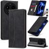 Jasonyu Cover per Xiaomi 17 Ultra, Portafoglio PU Pelle Custodia, Nero | Flip Libro, Slot Porta Carte, Magnetica, Funzione Supporto, TPU Antiurto