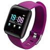 Corlidea Orologio da donna, da uomo, intelligente, pedometro, smart watch con frequenza cardiaca, Bluetooth, pedometro impermeabile, per Android iOS