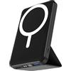 Podoru per MagSafe Powerbank, 10000mAh Pieghevole Power Bank Magnetico, 22.5W PD Ricarica Rapida con Display LED Caricabatterie Portatile per iPhone 17/16/15/14/13/12 Series-Nero