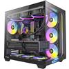 Tiburcc Computer Gaming PC Ryzen doppia camera (R7 9800X3D RX 9070XT) WIFI Bluetooth NVMe 2TB