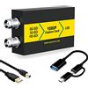 GRACETOP Scheda di acquisizione SDI, scheda di acquisizione video da 1080P SDI a USB 3.0, scheda di acquisizione da SDI a USB per registrazione video in streaming per Windows, Linux, OS