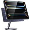 BENKS Supporto Magnetico per iPad Pro 13'' (M5 2025/ M4 2024), Base Girevole Regolabile a 360°, Supporto Pieghevole in Alluminio per Scrivania, Ufficio e Casa