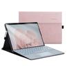 Omnpak Custodia per tablet Surface Pro 11, Pro 10 ,Pro 9 per Business Custodia con portapenne, angolo di visualizzazione multiplo regolabile, compatibile con la tastiera Type Cover