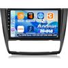 NHOPEEW Autoradio 2+64G per BMW Serie 1 E81 E82 E87 E88 2005-2011 con supporto per CarPlay wireless e Android Auto navigazione GPS comandi al volante 40 temi dell'interfaccia utente e video online