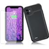 HUOBAO Custodia per batteria per iPhone 11, [8500mAh] Cover di ricarica per iPhone, Custodia protettiva di ricarica portatile, Batteria estesa ricaricabile per iPhone 11 (6,1 pollici)