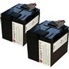 Powertec Energy Batteria per gruppo di continuità RBC55 per impianti APC UPS (plug and play)